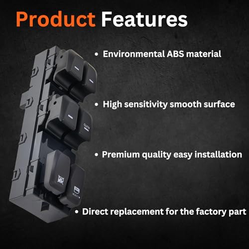 AUTO OCCASION Left Driver Side Control Car Window Master Switch Power Control Button 16 Pin Compatible with Hyundai Tucson 2010-2015 Replace 93571-2S000 - Image 5