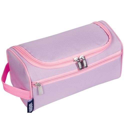 Wildkin Kids Toiletry Bag – Spacious & Durable, Ideal for School, Travel & Overnight Trips - Lilac - Image 1