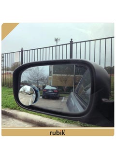 Rubik Magnetic New Driver Car Sign Sticker, New Driver Please Be Patient, Highly Reflective Removable and Reusable, with Blind Spot Mirror, for Beginner Car SUV Van Drivers (15x15cm)  - Image 4