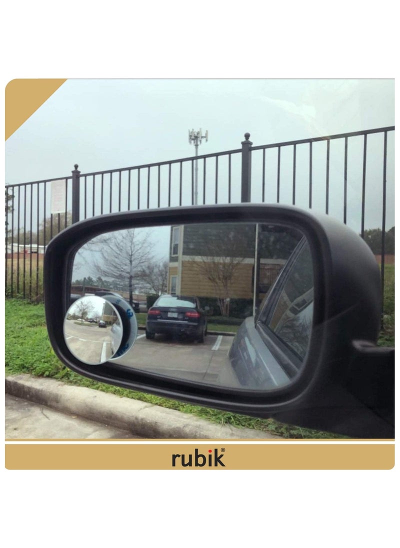 Rubik Magnetic New Driver Car Sign Sticker, New Driver Please Be Patient, Highly Reflective Removable and Reusable, with Blind Spot Mirror, for Beginner Car SUV Van Drivers (15x15cm)  - Image 4