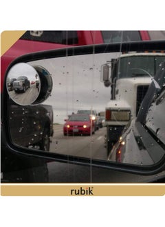 Rubik Magnetic New Driver Car Sign Sticker, New Driver Please Be Patient, Highly Reflective Removable and Reusable, with Blind Spot Mirror, for Beginner Car SUV Van Drivers (15x15cm)  - Image 5