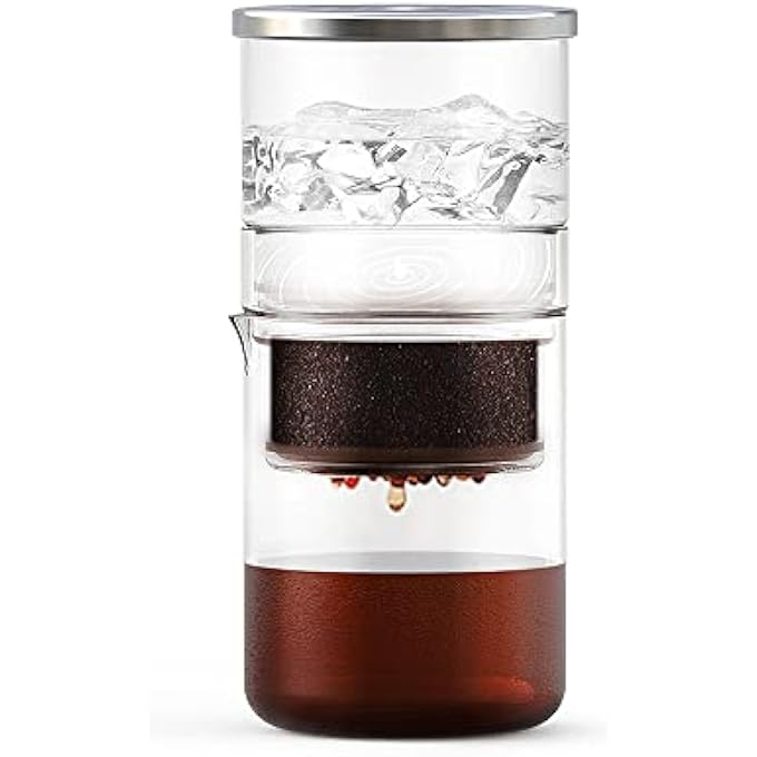 i cafilas 2In1 Cold Brew Drip Coffee Maker 300 Ml Coffee Maker For Cold Brew Coffee And Tea - Image 1
