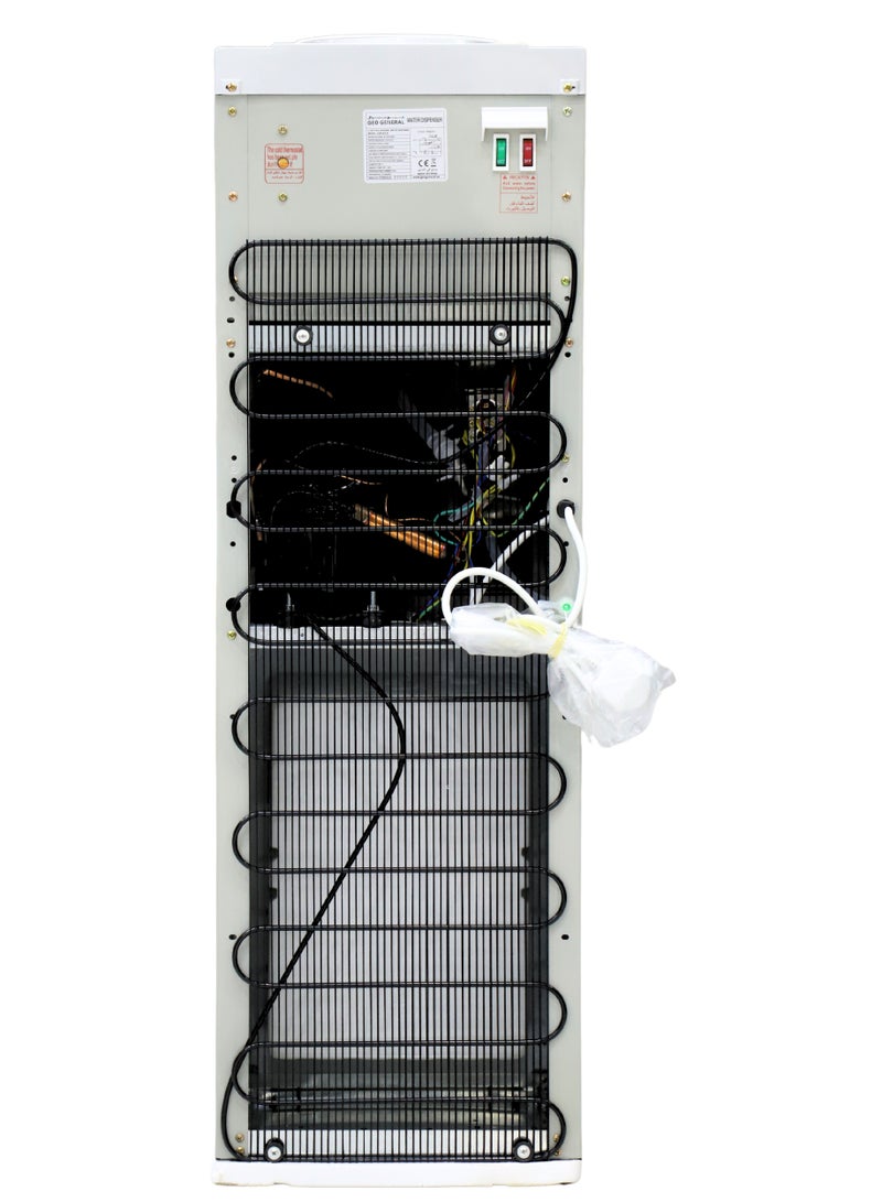 GEO GENERAL GSM-83LB Water Dispenser, 2 Taps, Cold & Hot, 640W, 220-240V, 50-60Hz, 2 TAB with Cabinet, Child Lock, ASTHMA Certified - Image 4