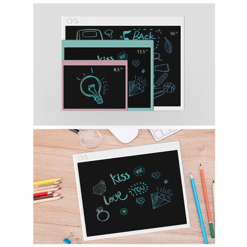 لوحة الكتابة LCD: شاشة عرض كبيرة مقاس 16 بوصة - لوحة رسم LCD محمولة خفيفة الوزن تغذي عبر USB للأطفال والبالغين في المنزل والمدرسة والسفر والعمل - Image 3