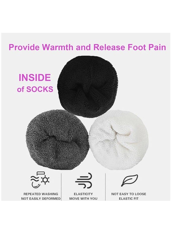 Kimaya 2 Pairs Yoga Socks with Grips for Women, Non Slip Grip Socks for Yoga, Pilates, Barre, Dance | Ideal Cushioned Crew Socks  - Image 3