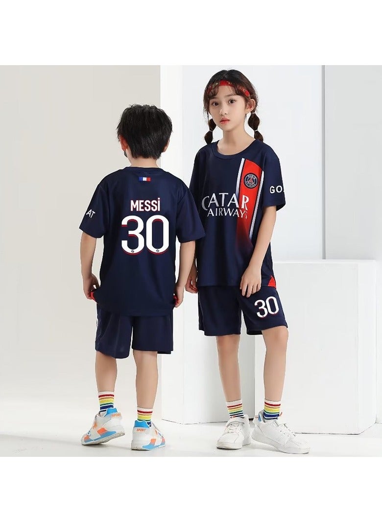M MIAOYAN M MIAOYAN Paris Football Club new home Messi children's football jersey - Image 1