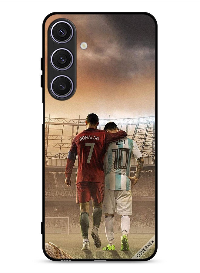 Covernex Samsung Galaxy A26 Protective Case Cover Messi & CR7 Ronaldo - Image 1