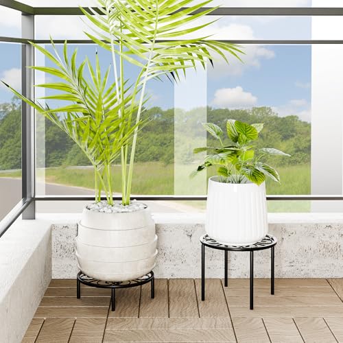 Chinpakden Plant Stand Flower Stand - Metal Plant Holder for Garden Home, Anti-rust Plant Rack for Multiple Plant Indoor or Outdoor. - Image 2