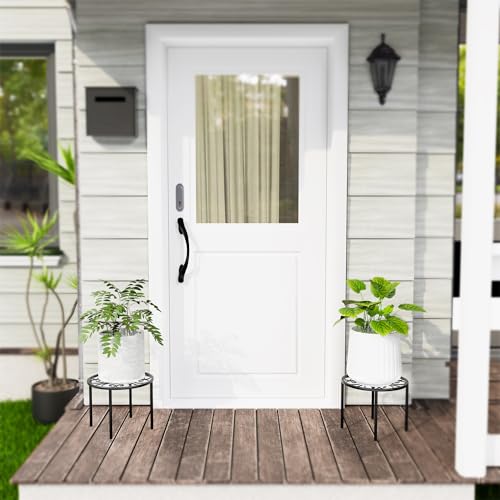 Chinpakden Plant Stand Flower Stand - Metal Plant Holder for Garden Home, Anti-rust Plant Rack for Multiple Plant Indoor or Outdoor. - Image 3