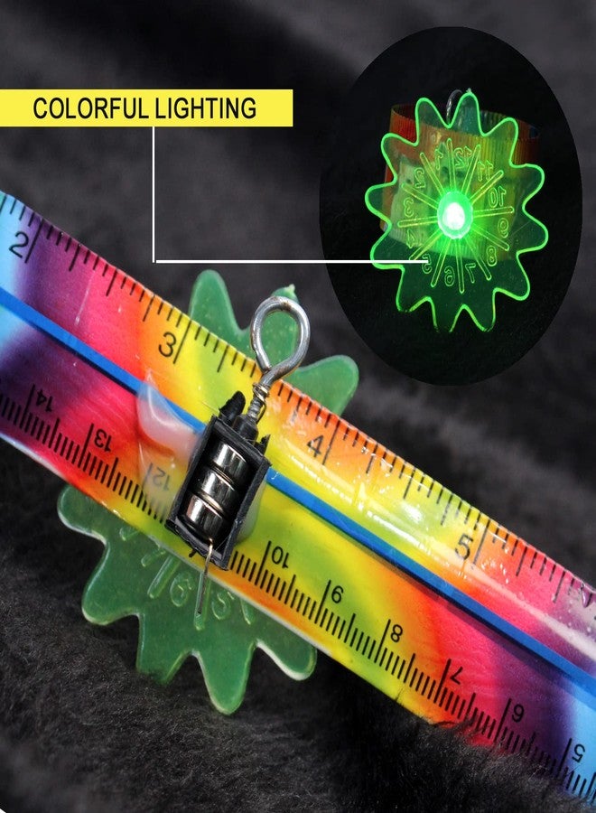 Fully Slap Bracelets Wrist Band with Led Lightning for Kids (Set of 6) - Image 3