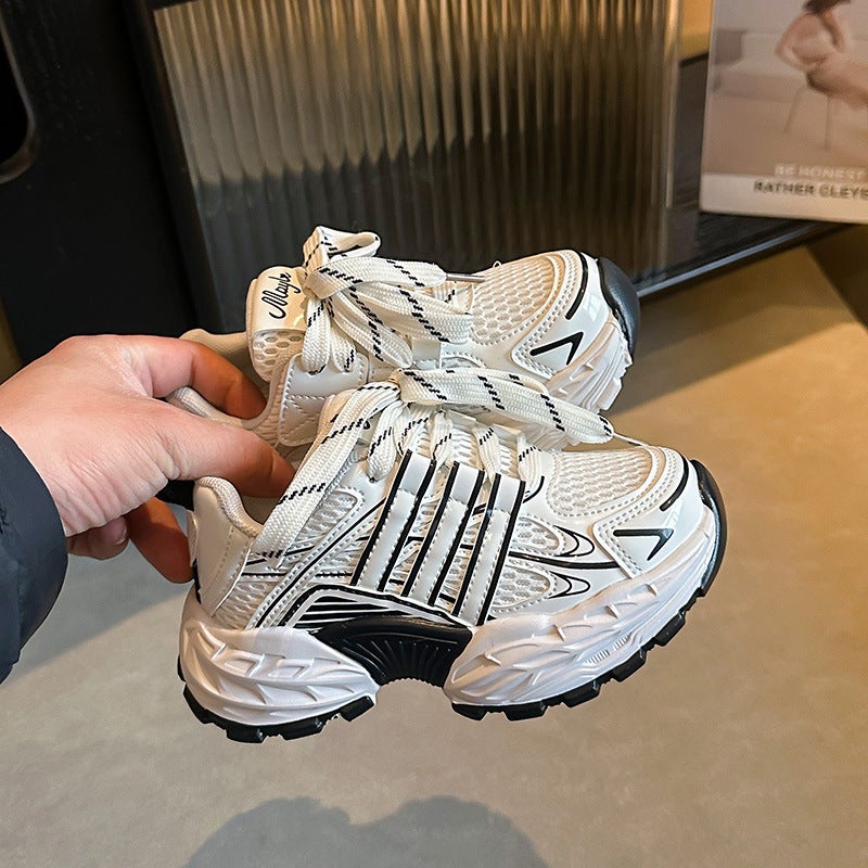 Girls' Sneaker 2025 New Children'S Lightweight Soft Sole Torre Shoes Explosions Boys Running Shoes Casual Shoes - Image 4