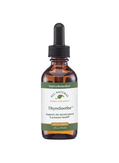 ThyroSoothe - All Natural Herbal Supplement Soothes The Thyroid Gland - Supports Systemic Balance in The Endocrine System and Thyroid Gland - 59 mL