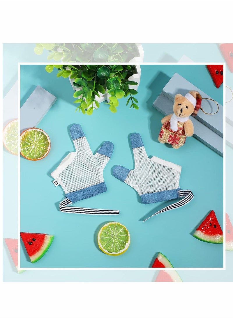 Generic Baby Stop Thumb Sucking Finger Guard, Breathable Finger Protection Kid, Soft Mesh Fabric Stop Sucking Glove No Scratch Breathable Finger Thumb Protector with Wrist Band for Kids Toddlers (2 pcs)  - Image 5