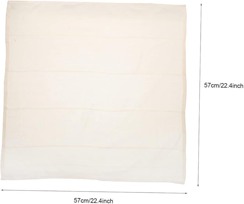 4 قطع من أكياس قماش الجبن القطني ذات شبكة ناعمة لطهي حليب الصويا وحليب المكسرات - Image 3