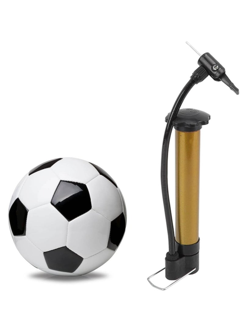Generic Ball Pump, Portable Soccer Ball Pump Inflator Kit with 1 Nozzle and Extension Hose for Basketball Soccer Football - Image 2