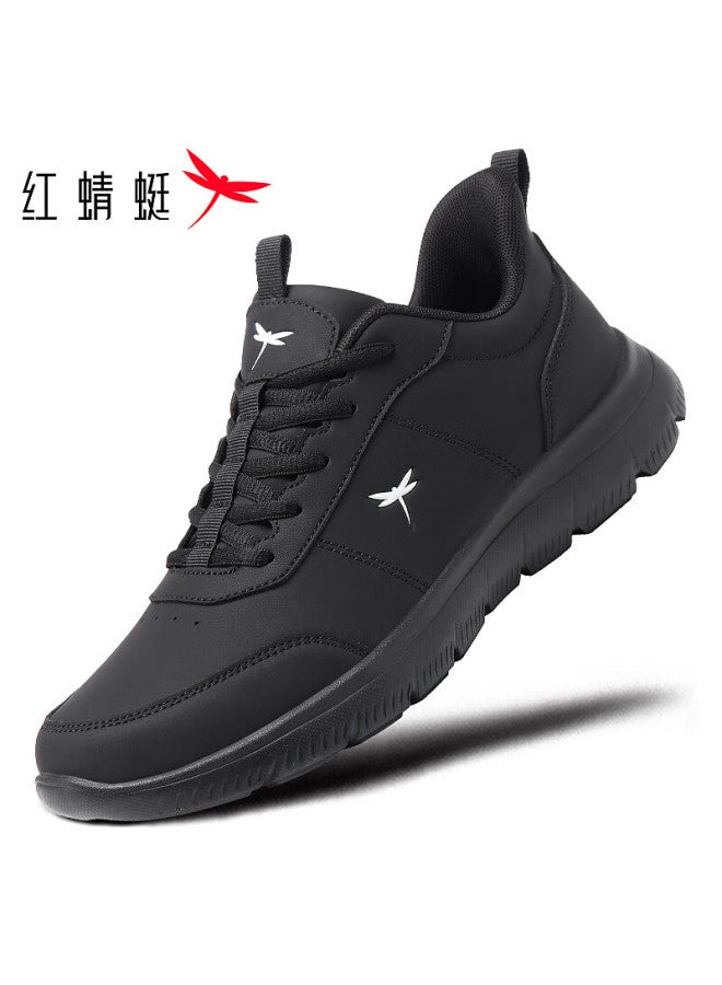 Red Dragonfly Men's Comfortable Versatile Sports Shoes Durable Thick Soft Sole Fashion Travel Shoes Exa351421 Black Size 43