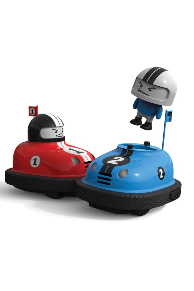 Remote Control Car Set, 2pcs 2.4GHz Bumper Cars, RC Battle Race Car Toy, Ejecting Dodgem Cars with Sound Effects, Spray, Music and Lights, RC Play Vehicles for Kids Boys Children - Image 1