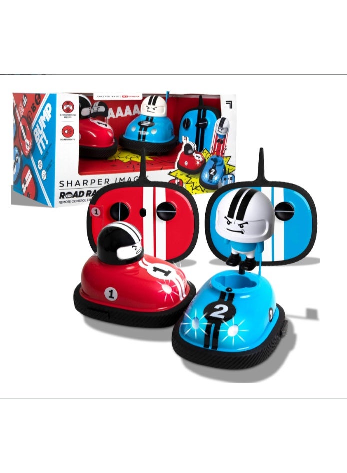 Remote Control Car Set, 2pcs 2.4GHz Bumper Cars, RC Battle Race Car Toy, Ejecting Dodgem Cars with Sound Effects, Spray, Music and Lights, RC Play Vehicles for Kids Boys Children - Image 3