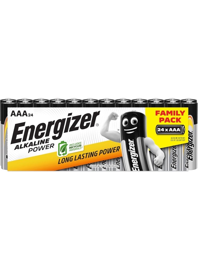 Energizer Power Alkaline AAA Batteries – Pack of 24 - Image 1