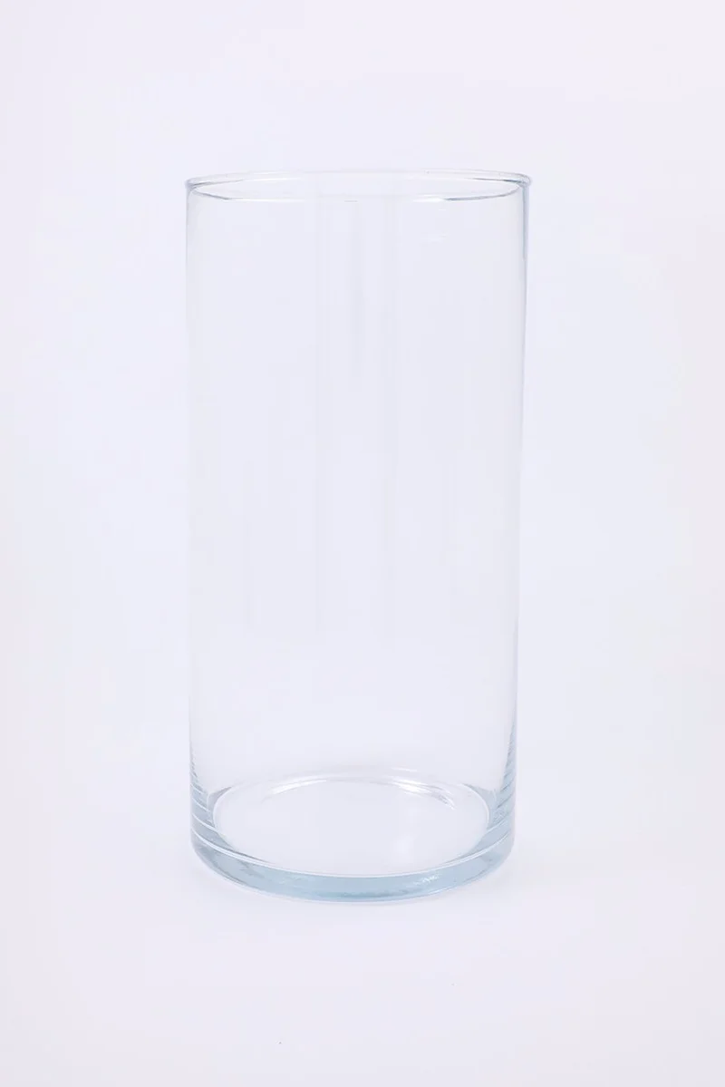 Muy Mucho Glass Vase 30 x 15 cm, Transparent