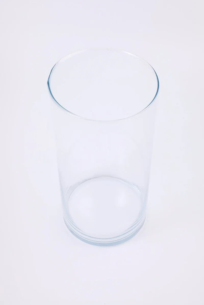 Muy Mucho Glass Vase 30 x 15 cm, Transparent