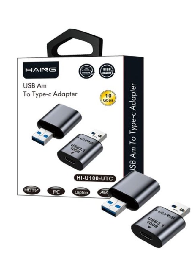 Haing A USB-C to USB 3.0 adapter that supports stable and safe charging. This adapter provides charging power up to 20W (5V/3A). - Image 1
