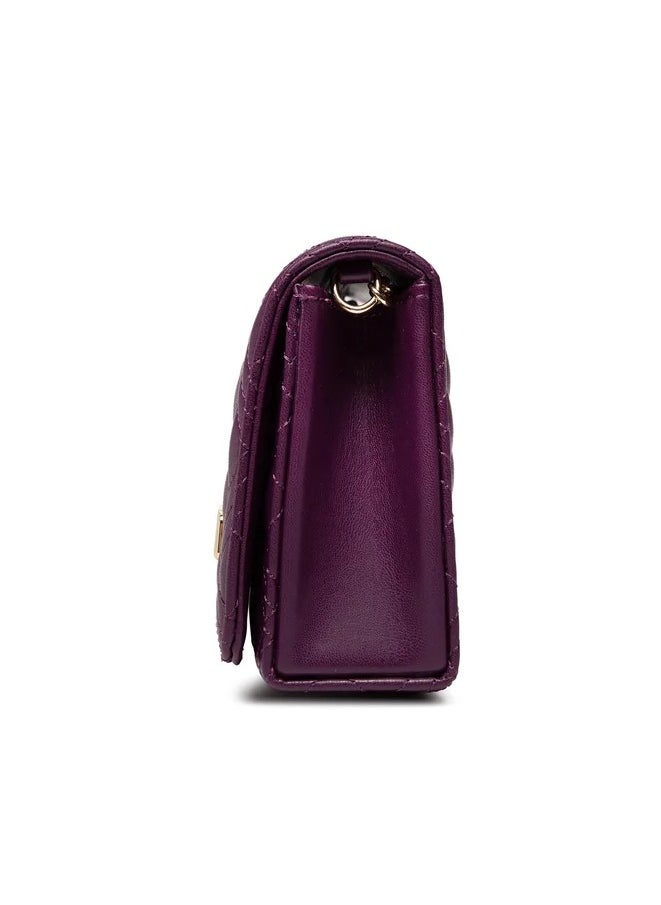 Love Moschino - Viola Quilted  Shoulder Bag with Chic Gold Details for Women - Image 1