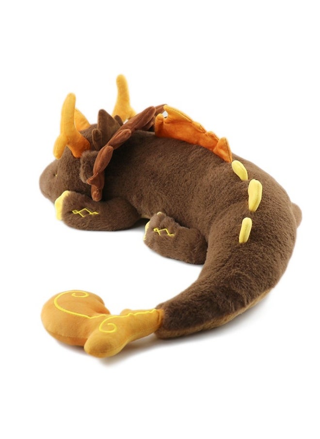 Cute Dragon Plush Pillow, Genshin Impact Role Series Plush Toy, Anime Game Stuffed Pillow,  for Home Decor  - Image 3