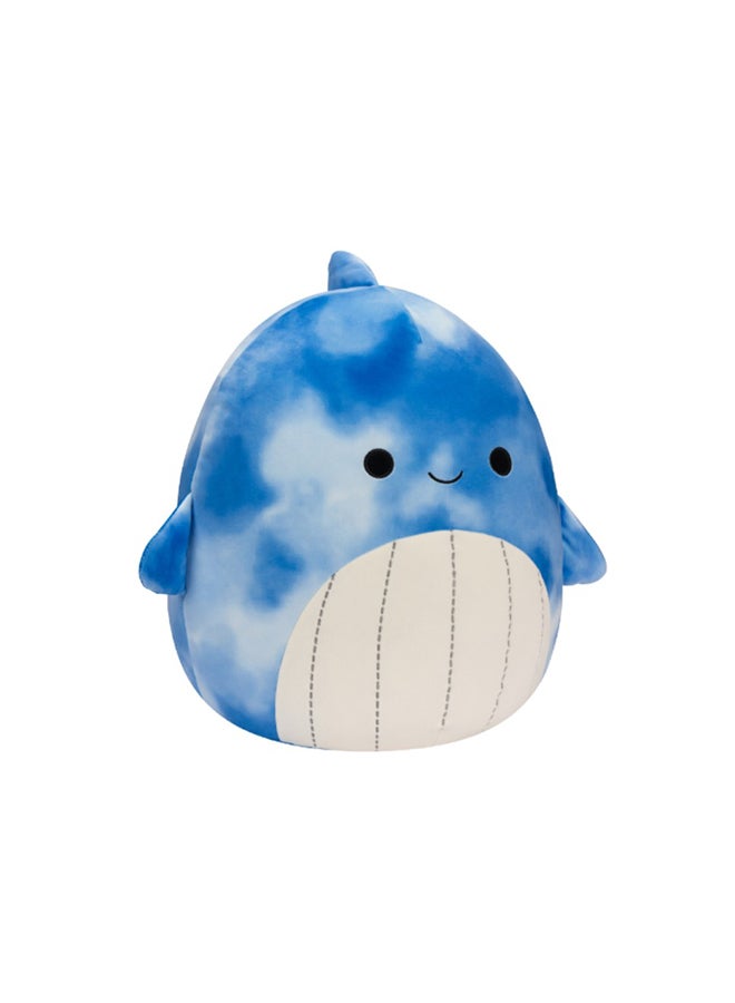 Squishmallows 14 inch Samir Tie-Dye Blue Whale , Officially Licensed Kellytoy Plush Toy, Colorful Soft Toy, Gift for Kids, Girls & Boys Washable Squishy Stuff Toy Multicolor All Age - Image 2