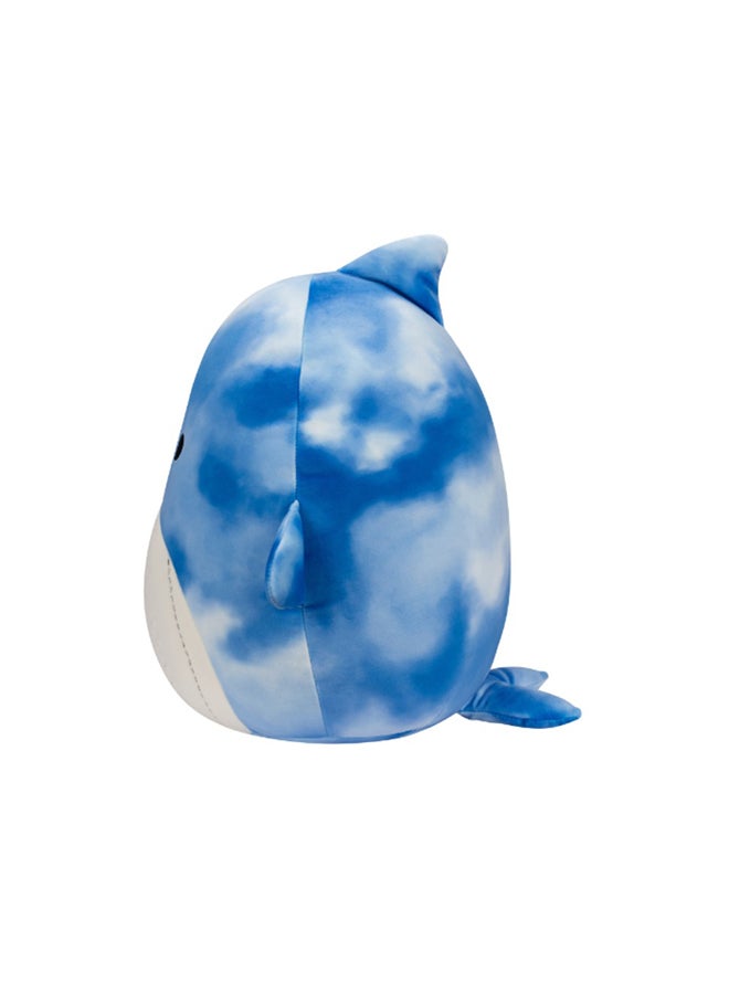 Squishmallows 14 inch Samir Tie-Dye Blue Whale , Officially Licensed Kellytoy Plush Toy, Colorful Soft Toy, Gift for Kids, Girls & Boys Washable Squishy Stuff Toy Multicolor All Age - Image 3