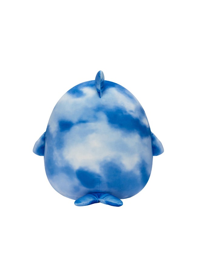 Squishmallows 14 inch Samir Tie-Dye Blue Whale , Officially Licensed Kellytoy Plush Toy, Colorful Soft Toy, Gift for Kids, Girls & Boys Washable Squishy Stuff Toy Multicolor All Age - Image 4