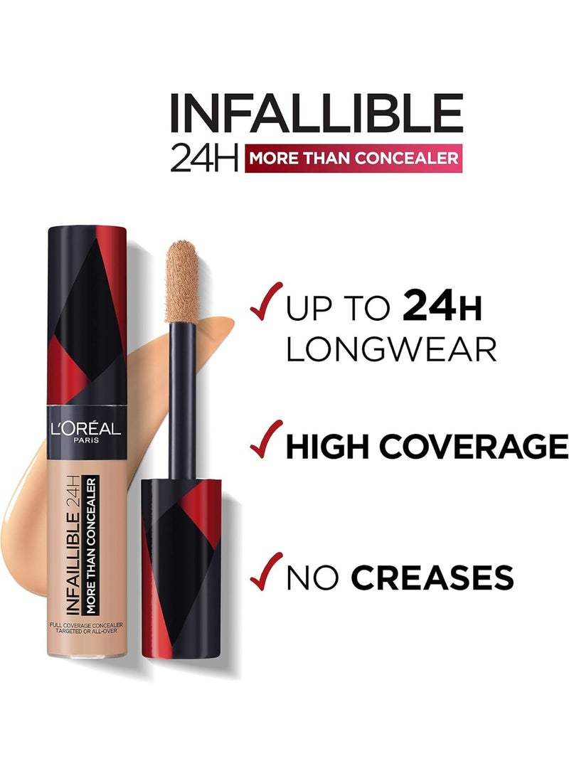 L'OREAL PARIS L'Oréal Paris Infallible Full Coverage Concealer, 331 Latte - Image 3