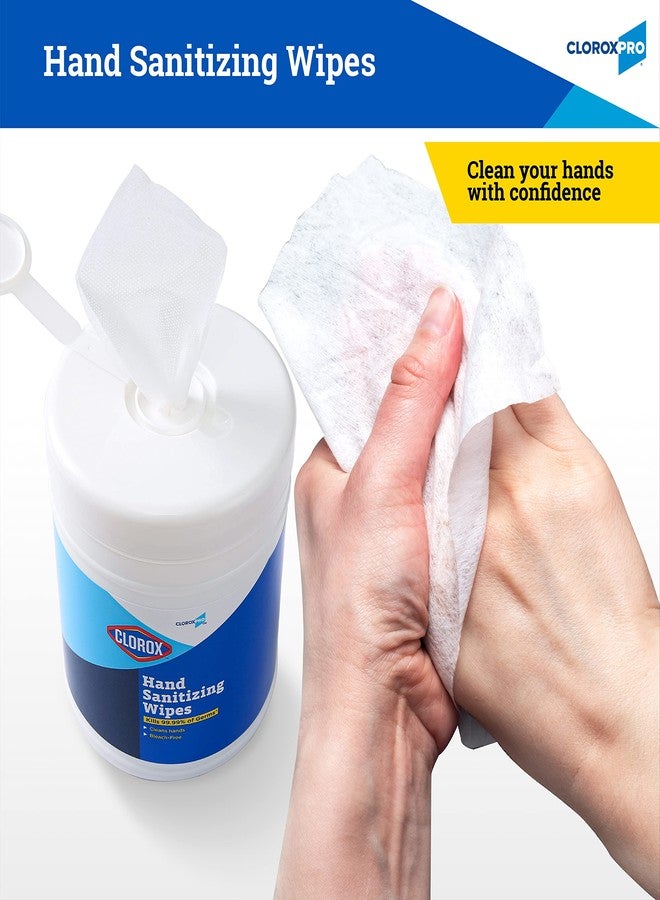 Clorox Pro Alcohol Free Hand Sanitizer Wipes with BZK - Gentle Hand Sanitizing Wipes for Hands in Bulk Canister - Disinfecting Sanitizer Solution for School Supplies & Office Use, 270 Count - Image 3