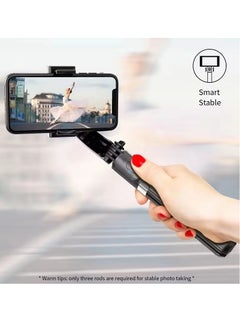 Generic L08 One Axis Gimbal Stabilizer Smart Rotating Vlog Photo Selfie Stick Tripod for Smartphone  - Image 2
