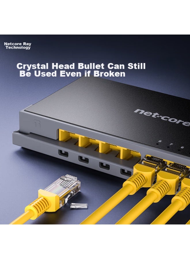 Netcore S8 Gtk 8-port Gigabit Switch, Surveillance Network Cable Safety Splitter, Enterprise-grade Home Dormitory Splitter, Compatible With Low-voltage Boxes, Supports 100mbps - Image 5