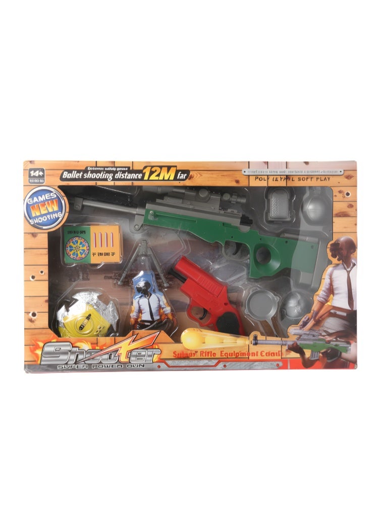 Premium Soft Bullet Gun Toy,Shell Ejection Toy Gun, Foam Blaster Pistol Toys for Kids - Image 1