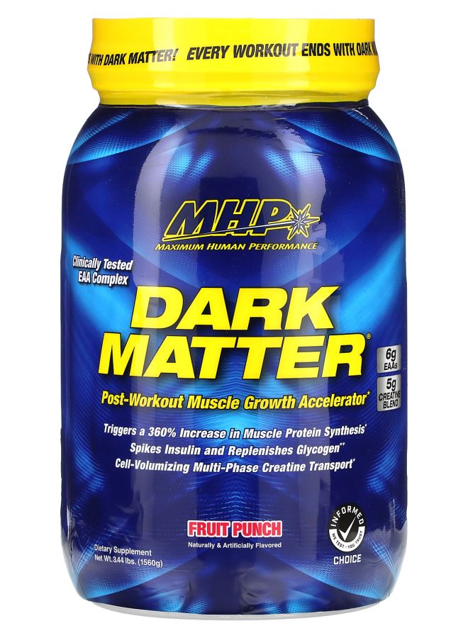 DARK MATTER Post-Workout Muscle Growth Accelerator Fruit Punch 3.44 lbs (1560 g)