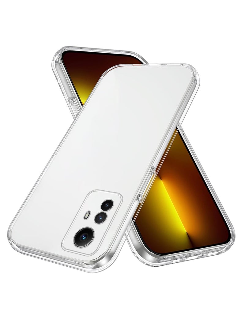 Case Compatible with Xiaomi Redmi Note 12S Case Crystal Clear Soft TPU Gel Case Flexible Silicone Anti-Scratch Camera Protection Transparent TPU... - Image 3