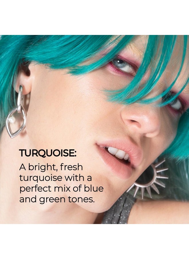 XMONDO XMONDO Color Turquoise Depositing Mask & Semi-Permanent Turquoise Dye | Infused with Bond Booster Technology & Hyaluronic Acid for Nourishment, Revitalization & Repair, Vegan Formula, 8 Fl Oz 1-Pack  - Image 2