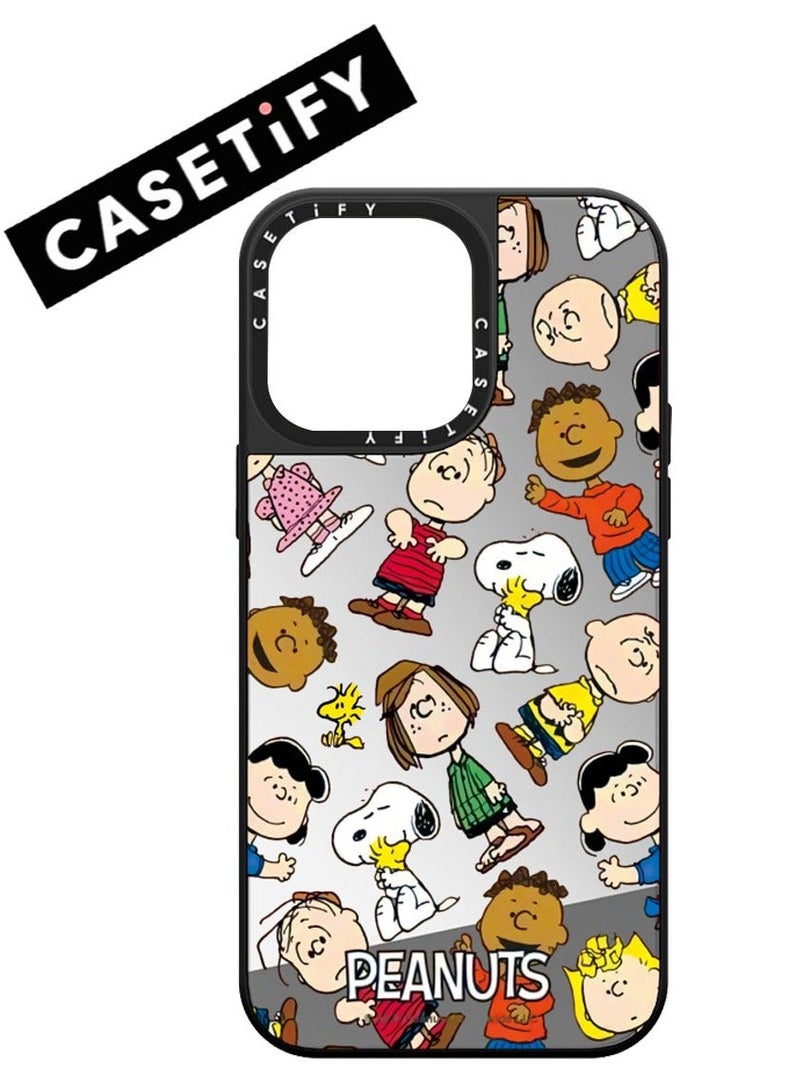 Casetify Apple iPhone 15 Pro Max Case Snoopy family Phone Cover - Mirror Face - Image 1