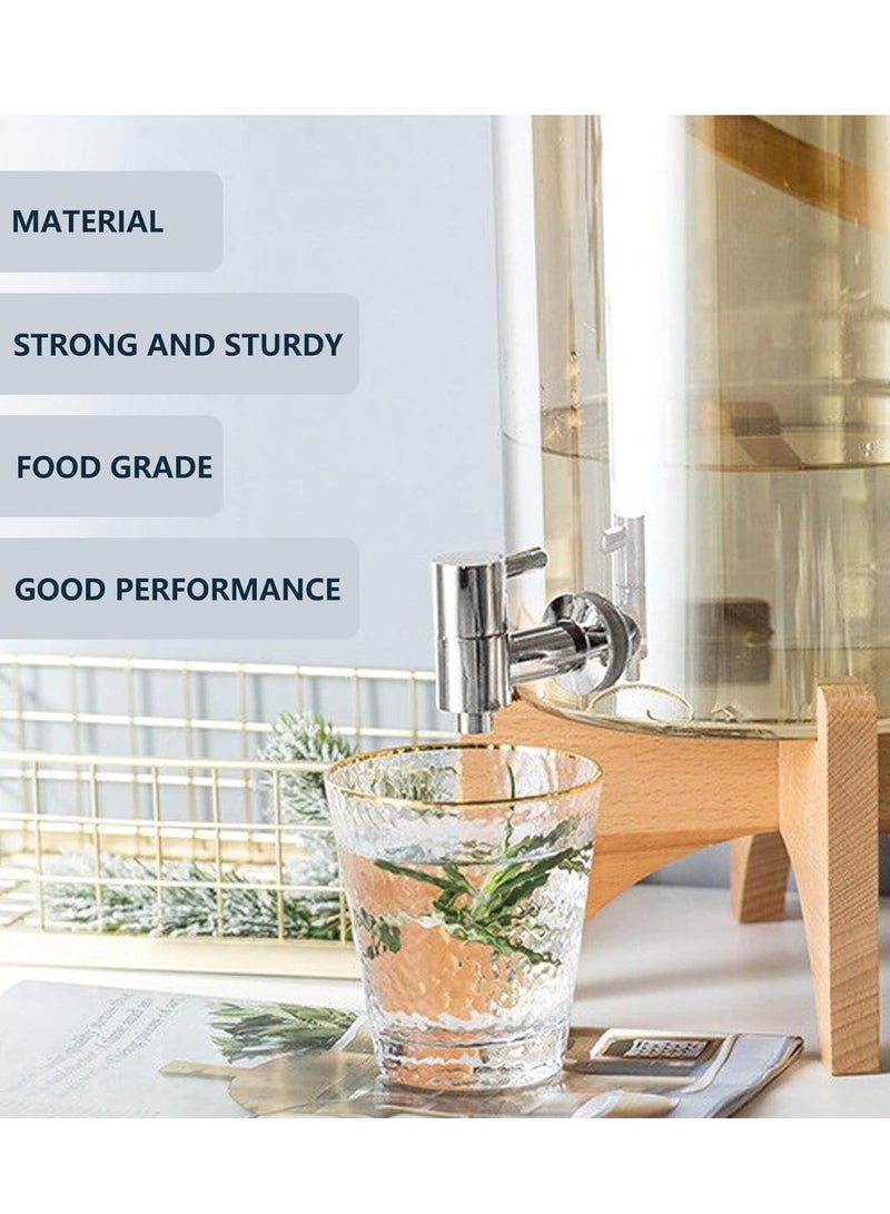 Replacement Cooler Faucet, Reusable Spigot Spout Water Beverage Lever Pour Dispenser Valve Water Crock Water Tap, 12mm Stainless Steel Metal Faucet  - Image 5