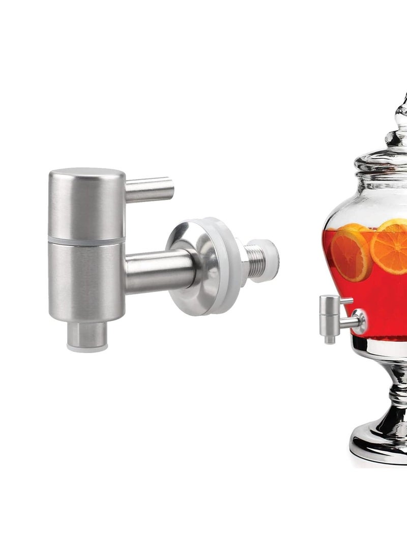 Replacement Cooler Faucet, Reusable Spigot Spout Water Beverage Lever Pour Dispenser Valve Water Crock Water Tap, 12mm Stainless Steel Metal Faucet  - Image 1