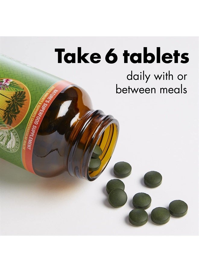 Nutrex Hawaii Pure Hawaiian Spirulina-500 mg Tablets 200 Count - Natural Premium Spirulina from Hawaii - Vegan, Non-GMO, Immunity Support - Superfood Supplement & Natural Multivitamin - Image 5