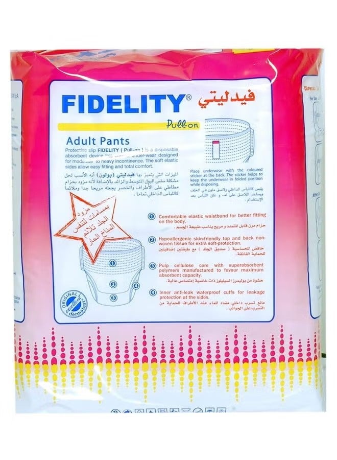 Fidelity Adukt Pull-On Pants 10's XL size - Image 2