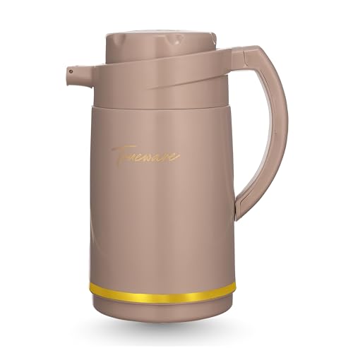 Trueware Jupiter Inner Steel Thermoware 1000 ML Hot & Cold Flask Jug, BPA Free, Leak Proof, Ideal for Tea, Coffee, Water, Hot Beverages - Image 1