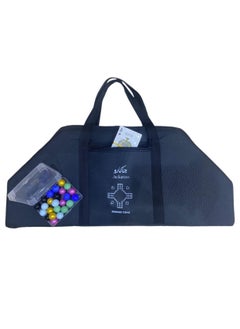 MARAH TOYS A strong wooden jackaroo game for strategic planning, 6 players, with a luxury bag, 45 x 55 cm  - Image 5
