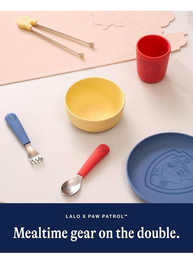 Lalo PAW Patrol Dinnerware Sets for Toddlers and Kids - Dishwasher Safe Tableware, BPA Free, Kids Dishes - Includes Bowl, Plate & Cup - 3 Pieces - Marshall - Image 5