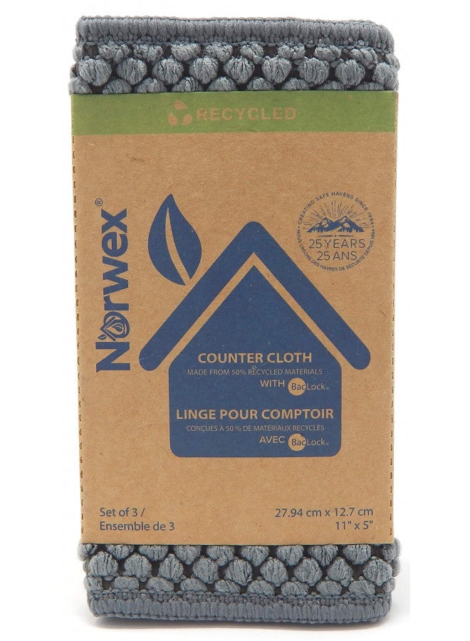 Norwex Counter Cloths, slate, vanilla, mushroom - Image 3