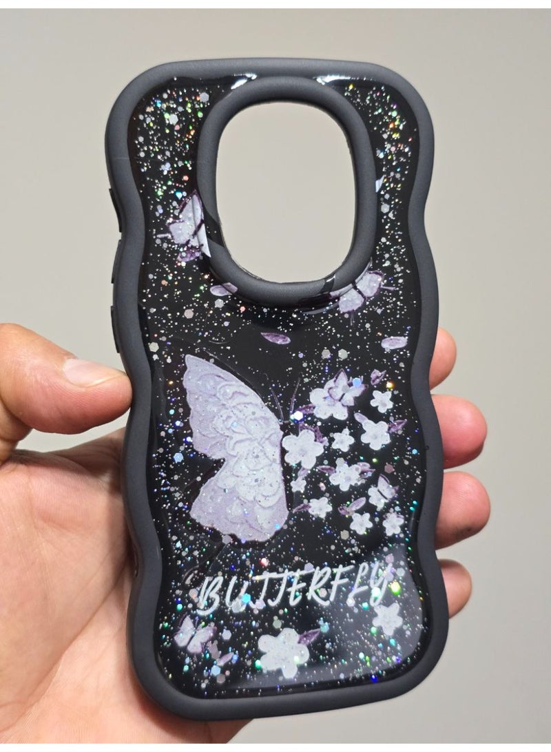 Butterfly Print Back Cover Compatible With Phone Xiaomi Redmi Note 9 - Image 1