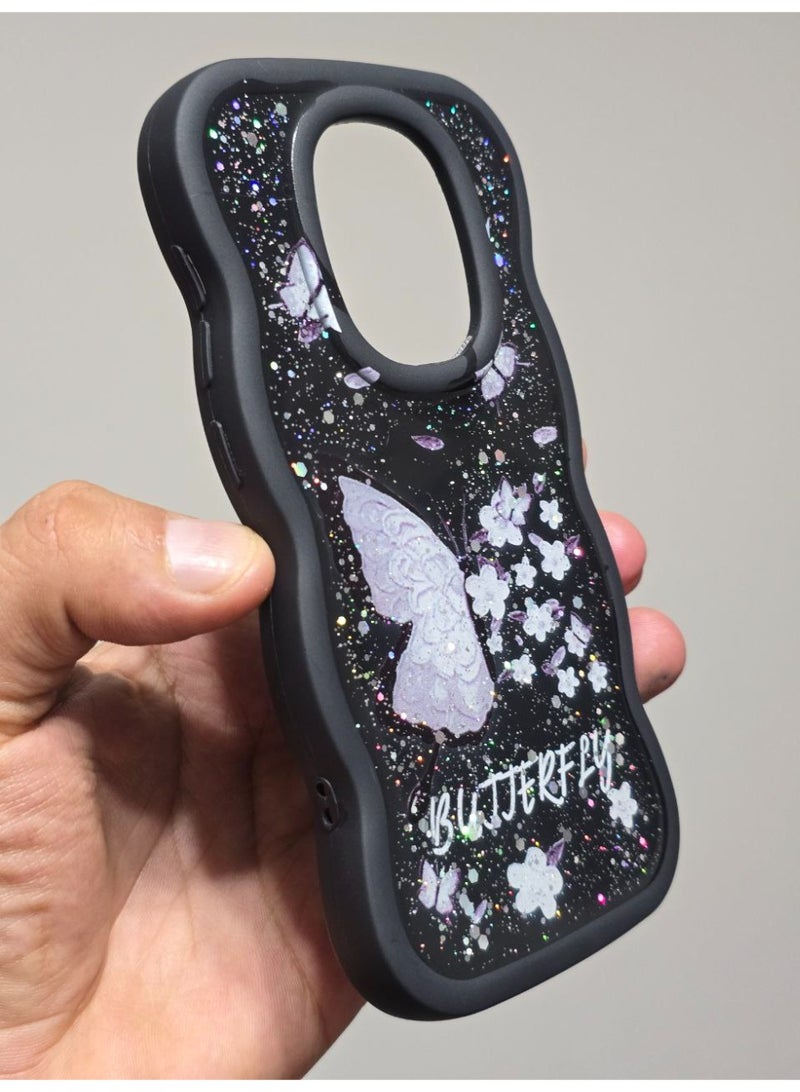 Butterfly Print Back Cover Compatible With Phone Xiaomi Redmi Note 9 - Image 2